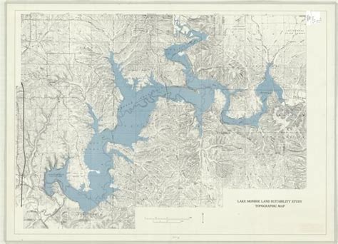 Lake Monroe Topographic Map (1975)