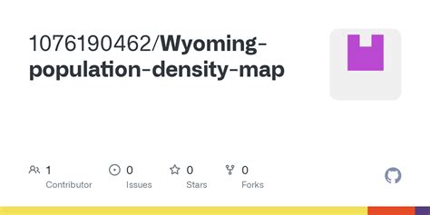 GitHub - 1076190462/Wyoming-population-density-map