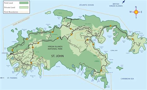 All Island: St John Island Map