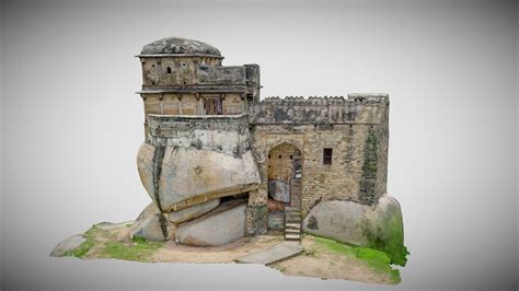 MADAN MAHAL (RANI DURGAVATI FORT) AT JABALPUR - 3D model by SENS ...