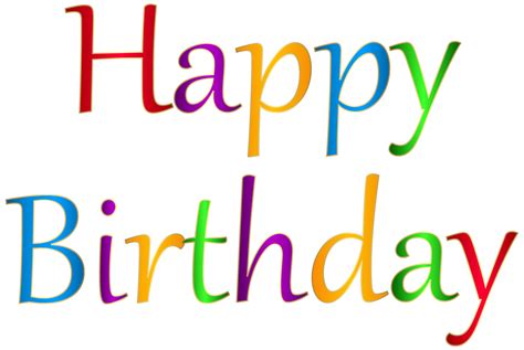 Happy Birthday Transparent PNG Clip Art | Gallery Yopriceville - High ...