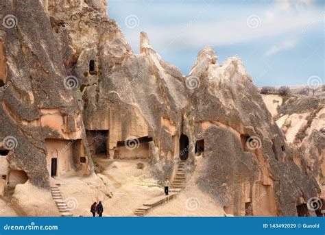 Cave Houses in Cappadocia, Turkey Editorial Stock Image - Image of ...