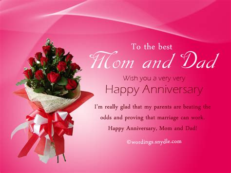 Wedding Anniversary Messages for Parents – Wordings and Messages