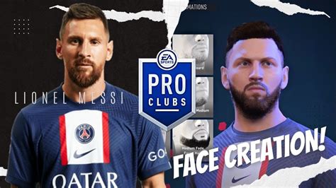 FIFA 23 - LIONEL MESSI Pro Clubs Face Creation - YouTube