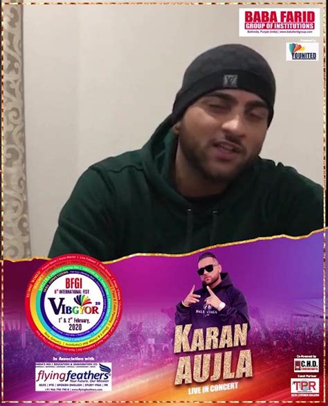 🎤Karan Aujla Live in Concert at VIBGYOR 2020 👉Venue: BFGI Campus, Muktsar Road, Bathinda 👉Open ...