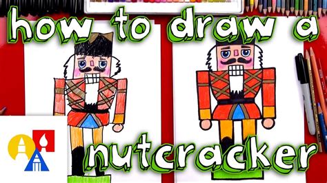 How To Draw A Christmas Nutcracker - YouTube