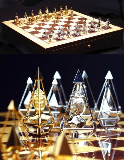 Prepossessing Luxury Charles Hollander Luxury Gold Diamond Chess Set ...