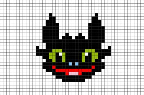 Minecraft Dragon Pixel Art Easy