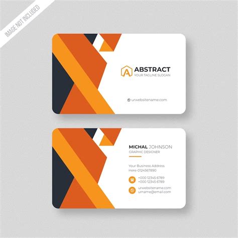 Premium PSD | Abstract business card