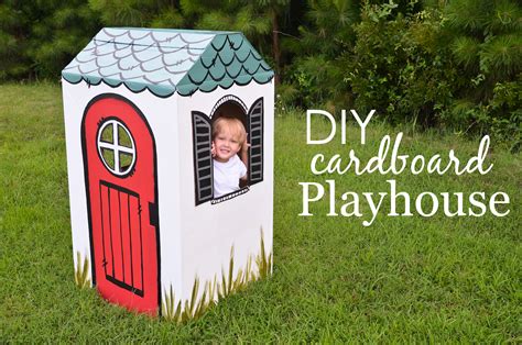 Cardboard House For Kids Diy