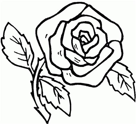 Dibujos de rosas para colorear, pintar e imprimir