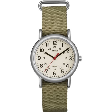 Timex Weekender Mid-Size | Nylon Slip-Thru Strap Indiglo | Casual Watch | eBay