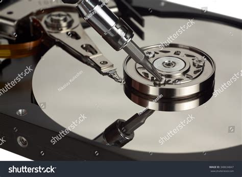 Hdd Open Internal Structure Hard Disk Stock Photo 348634847 | Shutterstock