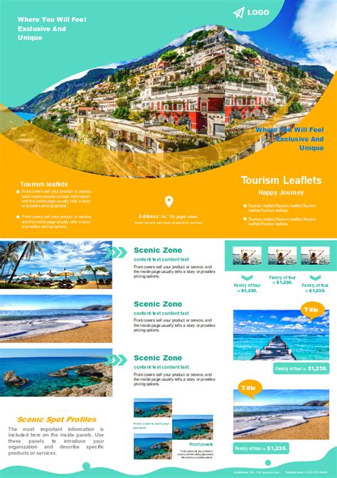 Free Travel Agency Sales Brochure Templates