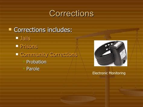 What is Corrections?