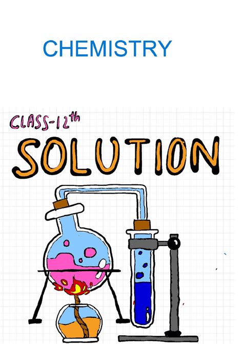 Solution in chemistry | Study notes Chemistry | Docsity