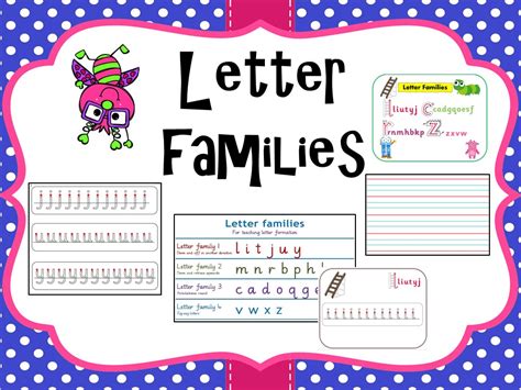 Letter families | Teaching Resources