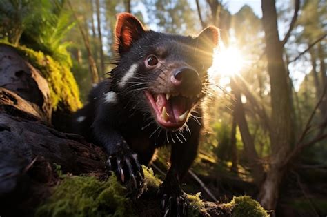 Premium AI Image | Tasmanian devil of its Australian habitat