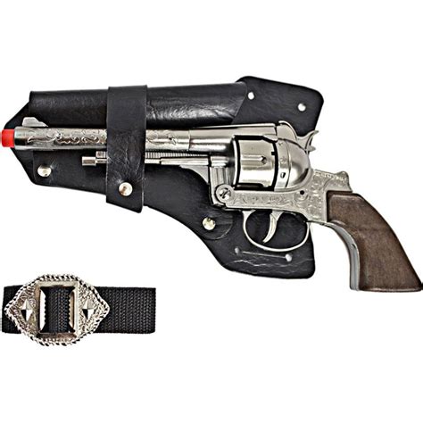 DOC HOLLIDAY replica TOY cap GUN belt HOLSTER wild west COWBOY pistol ...