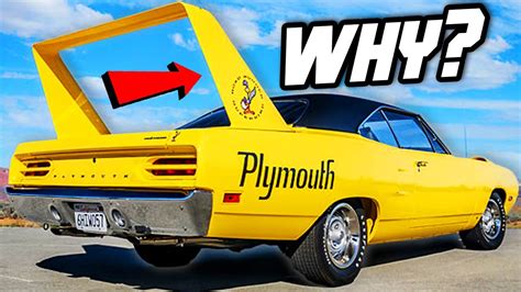 Why is the Plymouth Roadrunner Superbird so WEIRD?! - YouTube