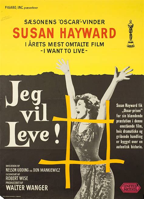 I Want to Live! 1958 Danish A1 Poster - Posteritati Movie Poster Gallery