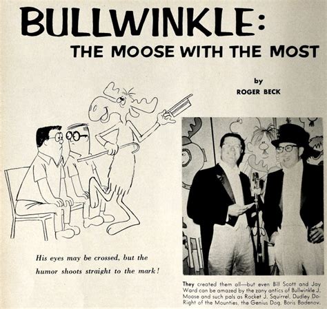 Bullwinkle & Rocky: The original moose & squirrel duo, plus see the vintage TV show intro ...