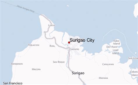 Surigao City Location Guide