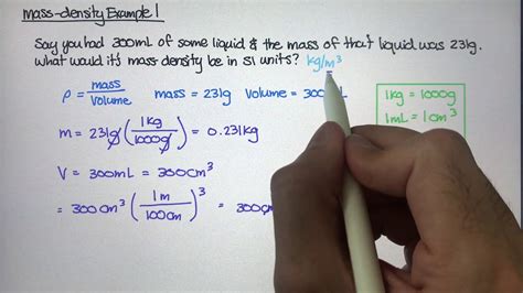 Mass-Density Example 1 [Physics of Fluid Mechanics #6] - YouTube