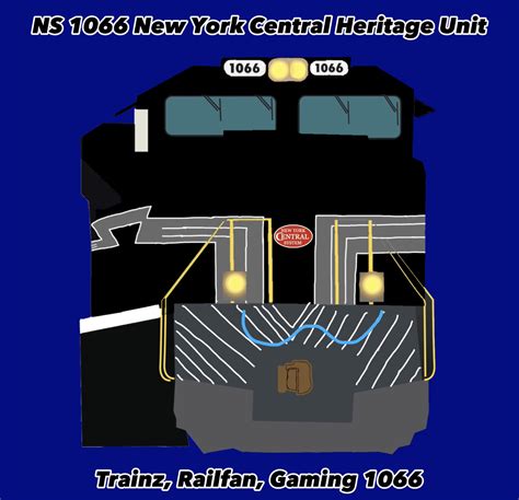 NS 1066 New York Central Heritage Unit Fanart by TrainzRailfanGam1066 ...