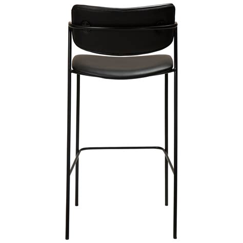 ZED Bar Stool Black Metal Legs