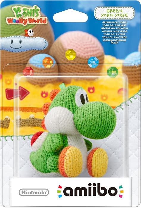 Amiibo 1071731 Green Yarn Yoshi : Amazon.co.uk: PC & Video Games