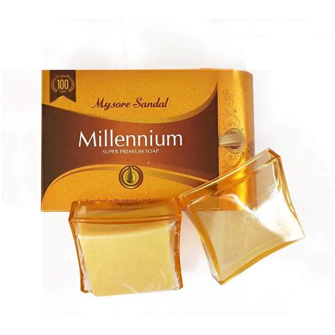 Mysore Sandal Millennium 150 GM Super Premium Sandalwood Soap - Buy ...