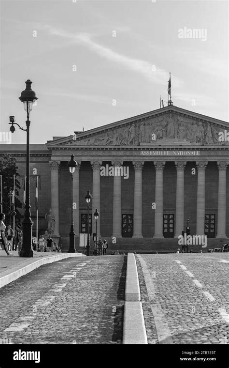 Paris, France - October 8, 2023 : View of the Assemblée National, the National Assembly of the ...