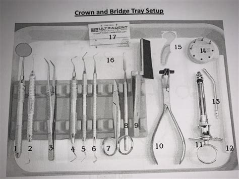 extraction tray set up