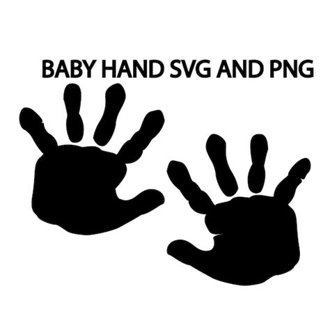 Baby Handprint SVG Baby Handprint Baby Handprints Baby - Etsy Nederland