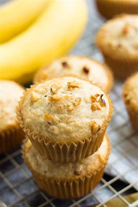 Quick & Easy Vegan Banana Muffins - Nora Cooks