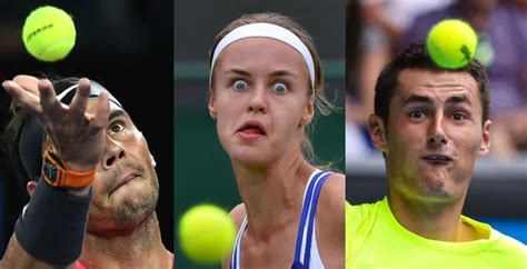 Telekinetic Tennis Power – 25 Funny Faces of Tennis Players During Game Play – ShutterBulky