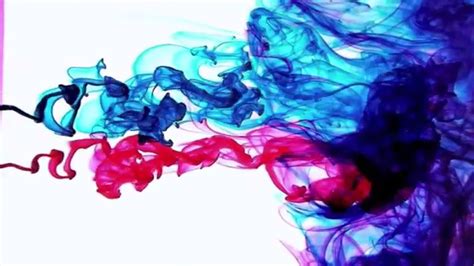 Color Ink Drops in Water Slow Motion HD - YouTube