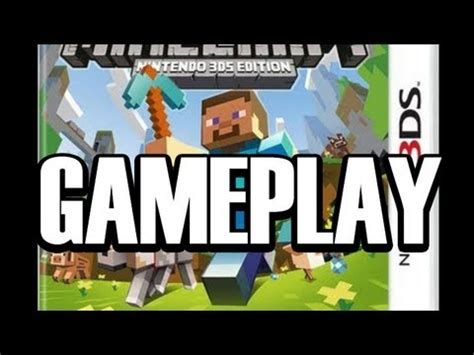 Minecraft 3DS Gameplay! (Minecraft Nintendo 3DS Edition) - YouTube