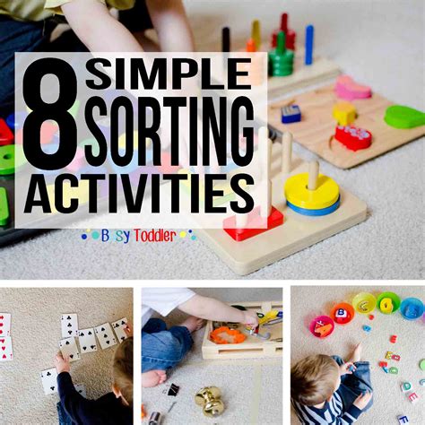 8 Simple Sorting Activities for Toddlers - Busy Toddler