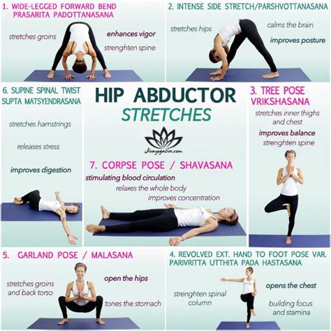 Seven Hip Abductor Stretches for Hip Pain | Hip abductor exercises, Hip ...