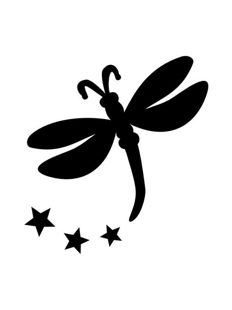 Dragonfly Stencil Printable