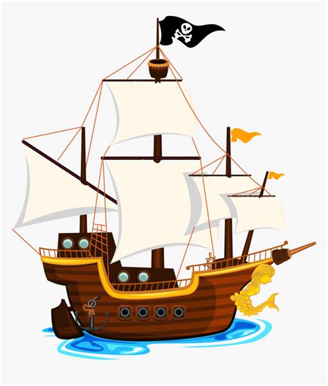 Pirate Ship Clipart Background - Image to u