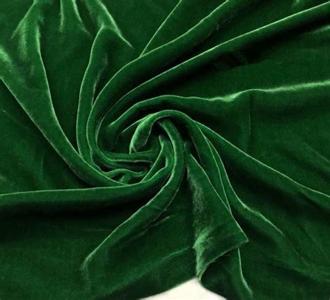 Emerald Green Pure Silk Velvet Fabric Luxury Silk Velvet - Etsy UK