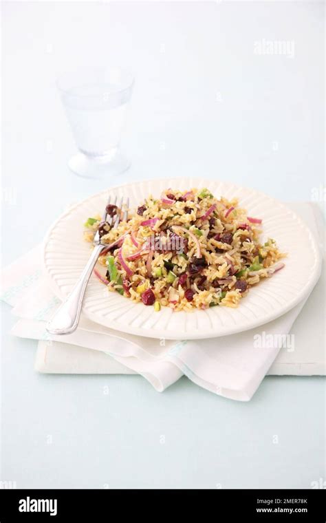 Curried rice salad Stock Photo - Alamy