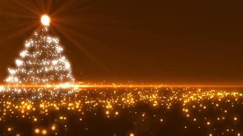 Gold Christmas Tree Background Loopable Stock Footage Video (100% Royalty-free) 4030810 ...