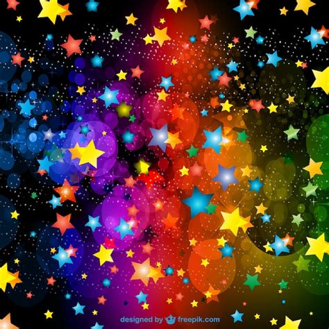 Free Vector | Party stars decorations background