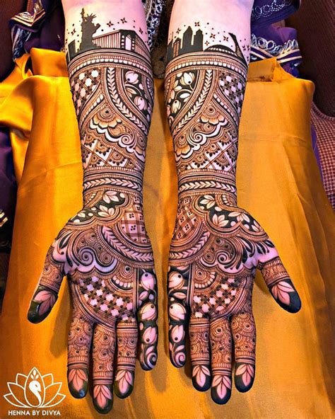 4 Arabic Bridal Mehndi Designs For The Modern Bride With A Personal Touch!