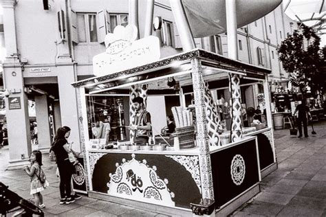 Turkish ice cream vendor | Nikon FM with Ilford Delta 100 | Flickr