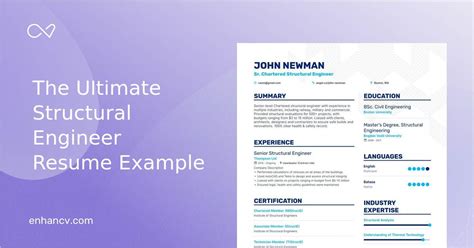 Structural Engineer Resume Examples | Do’s and Don’ts for 2020 | Enhancv